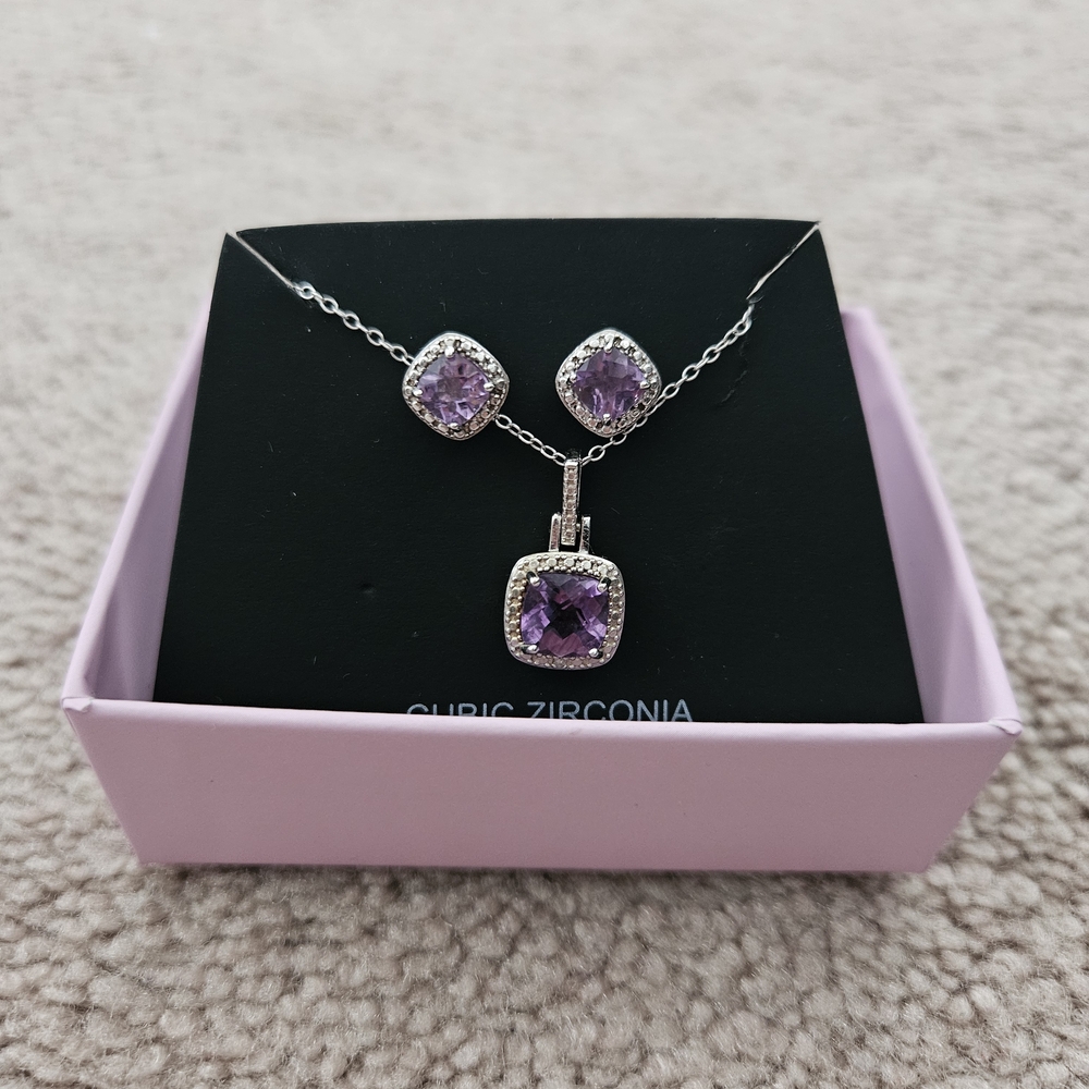 Amethyst Jewelry Set